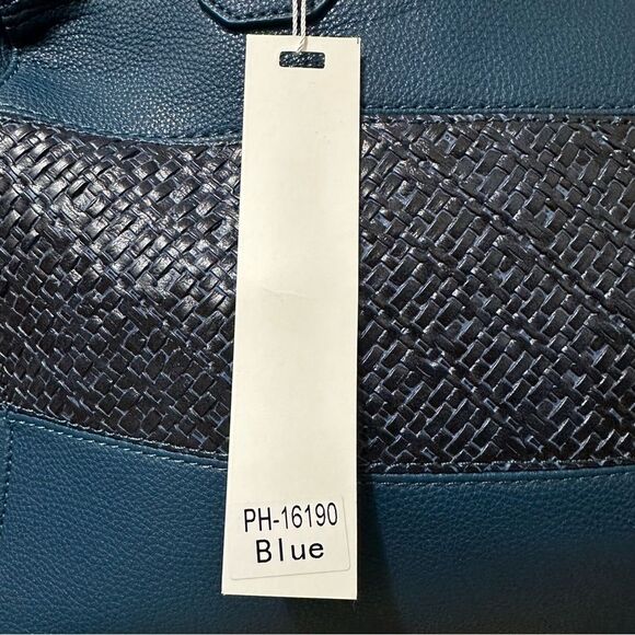 Pink Haley Bag Haley Two Tone Satchel Blue - Picture 6 of 7